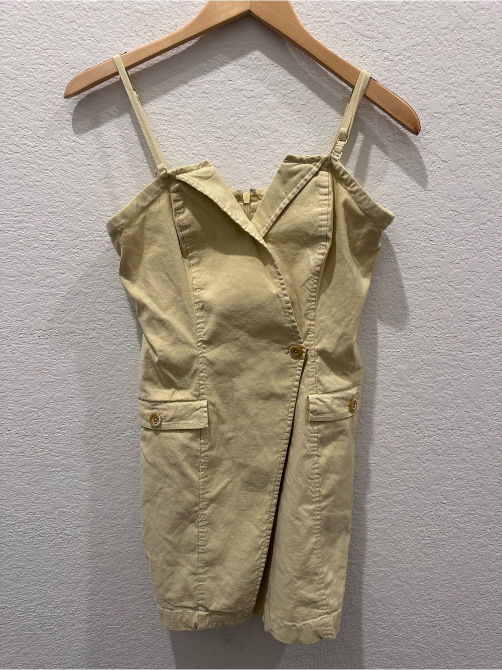 maeve mini dress beige | Dresses | Maeve Anthropologie Yellow Utility Wrap Size 6 Nwt Color:Taupe Pink Blue A-Line Backless Satin giving you comfort Flowy dress